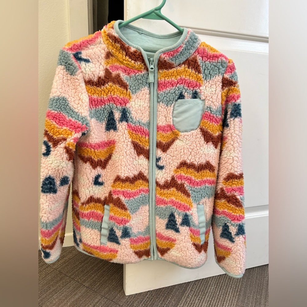 Cat and Jack Girls Fleece Coat Size 14/16